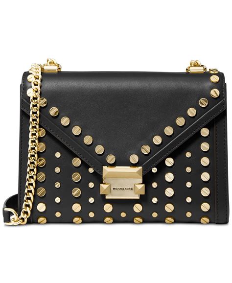 Michael Kors Studded Whitney Shoulder Bag 